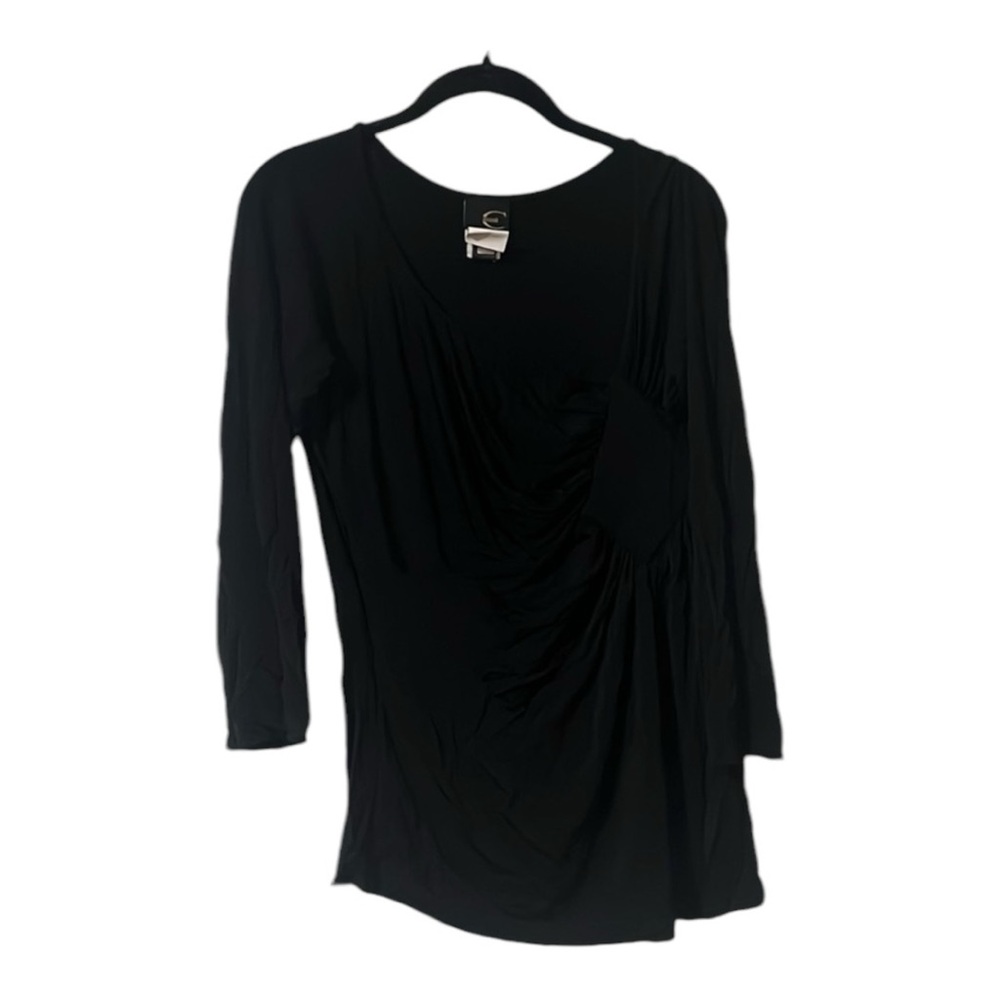 Just Cavalli black gathered top